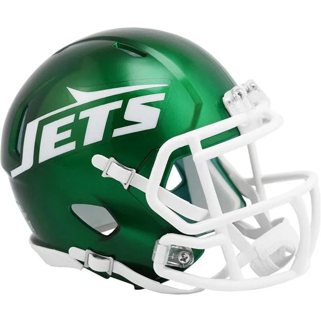 Legacy Style On-Field Mini Tribute Alternate Jets York 2023 Speed Replica Helmet Riddell