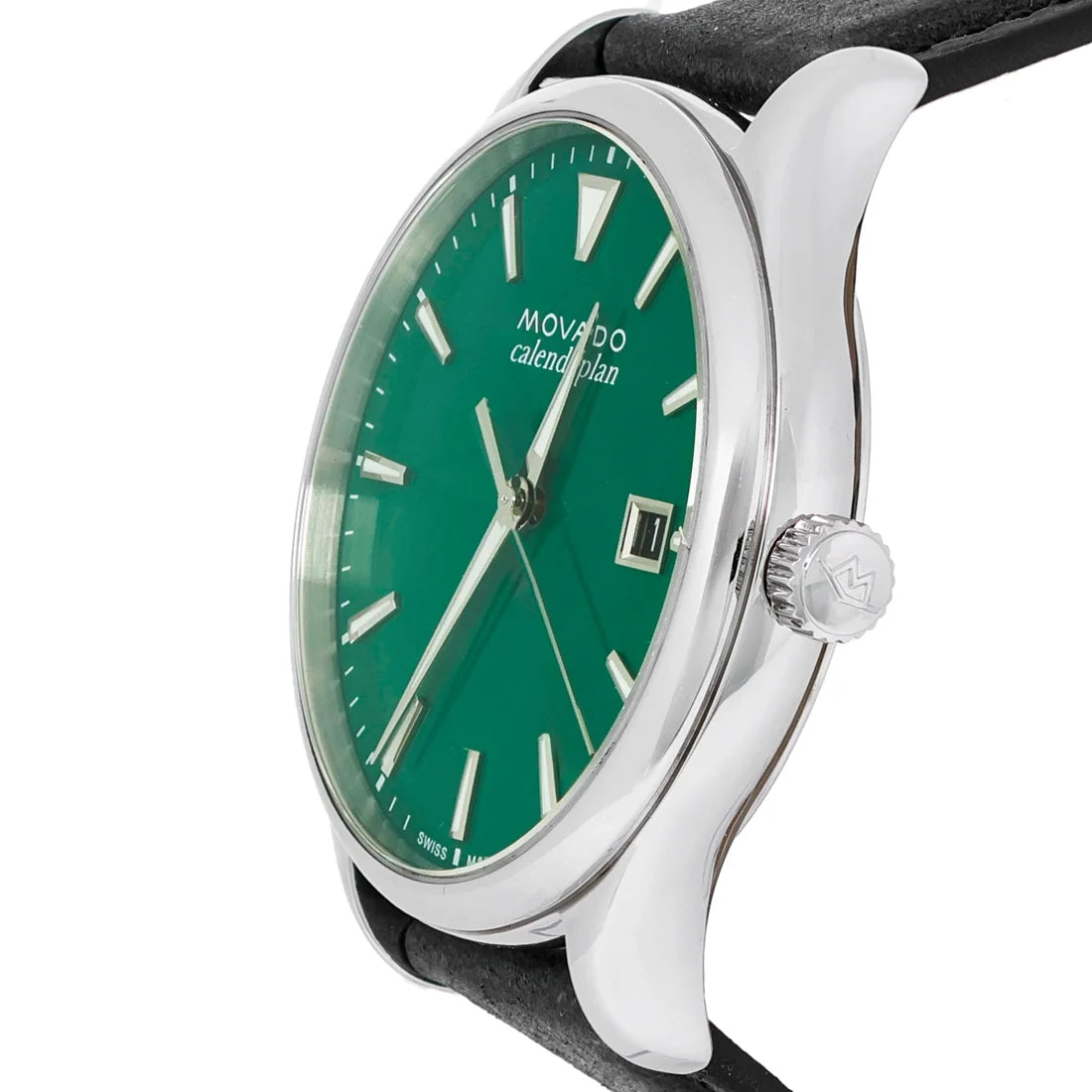 Dial Men's Quartz Movado Green Heritage 3650156 Watch