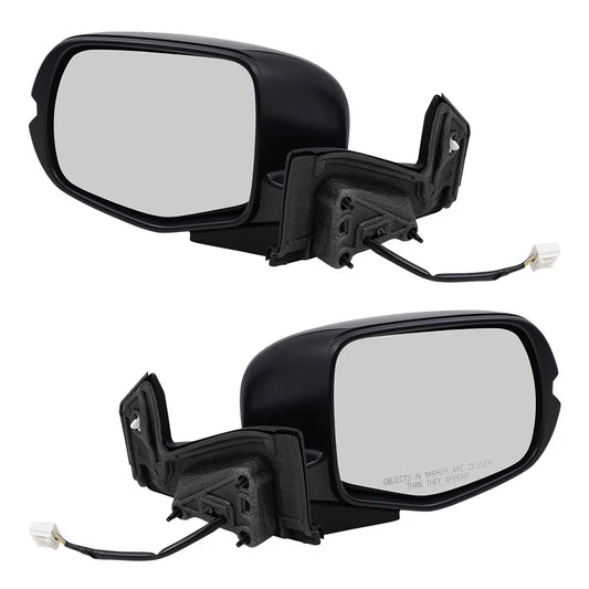 Match Folding Mirror With View Assembly Aftermarket Black Memory-Auto Passenger Paint Driver Dimming-Side Power Heat-Signal Manual Left Brock Replacement Without Right Camera Door To