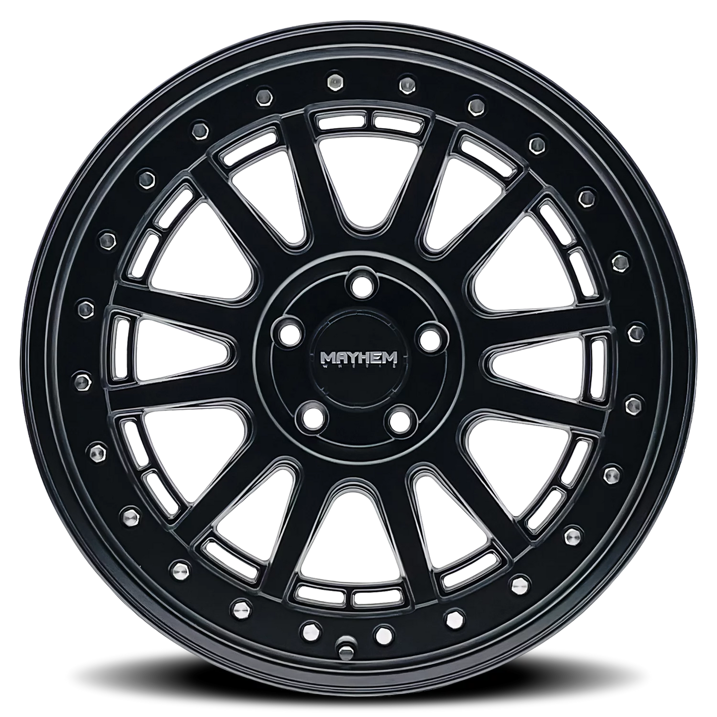 Wheel 5x5 Black (0mm) Matte Mayhem Compass 18x9