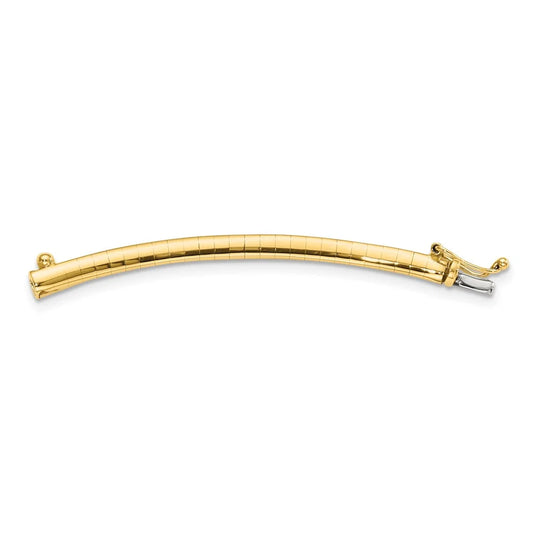 Lightweight 3mm Extender 14k QODLX3 Omega Necklace for