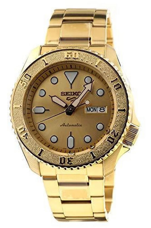 Watch 42.5mm Seiko Stainless 5 SRPE74 Seiko Steel Gold-Tone Sports Men's