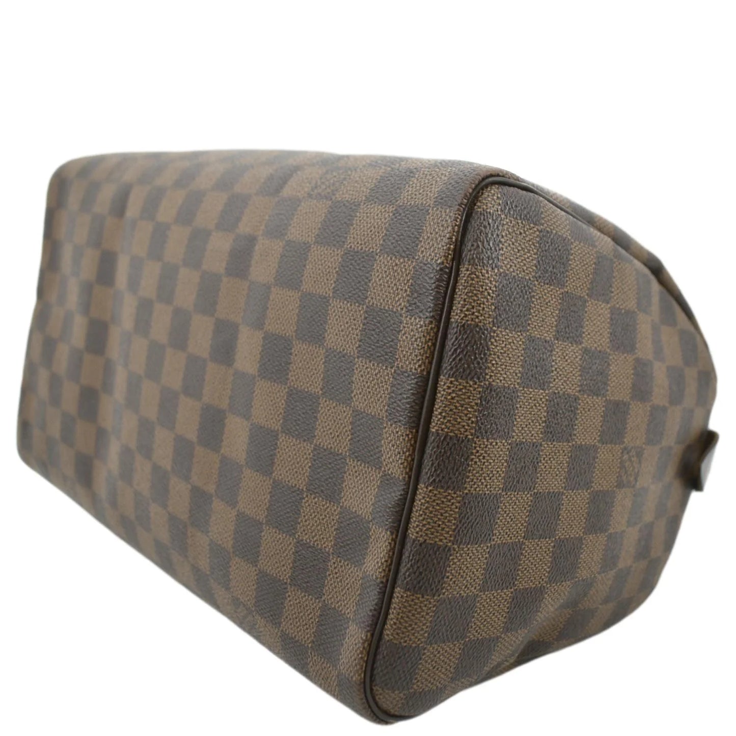 VUITTON 25 Pre-owned Brown Damier Speedy Satchel LOUIS Ebene Bag