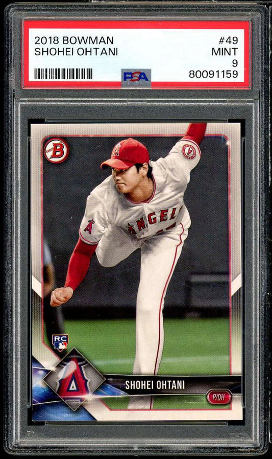 Ohtani Bowman Shohei Card 2018 Rookie #49