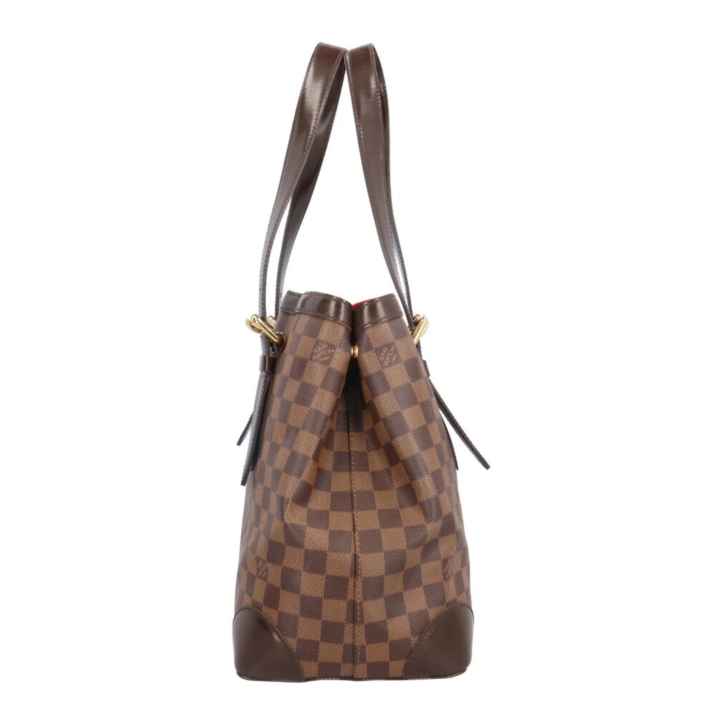 MM N51204 VUITTON Women's Louis (Good) Hampstead Shoulder Bag Brown BRB03130000004147 Pre-Owned LOUIS Vuitton Damier Canvas