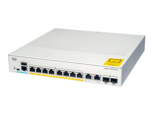 - Cisco Modular Pair, Switch Manageable Layer Fiber Catalyst - - C1000-8P 2 Ports - 8 Ethernet Optical - Twisted Supported