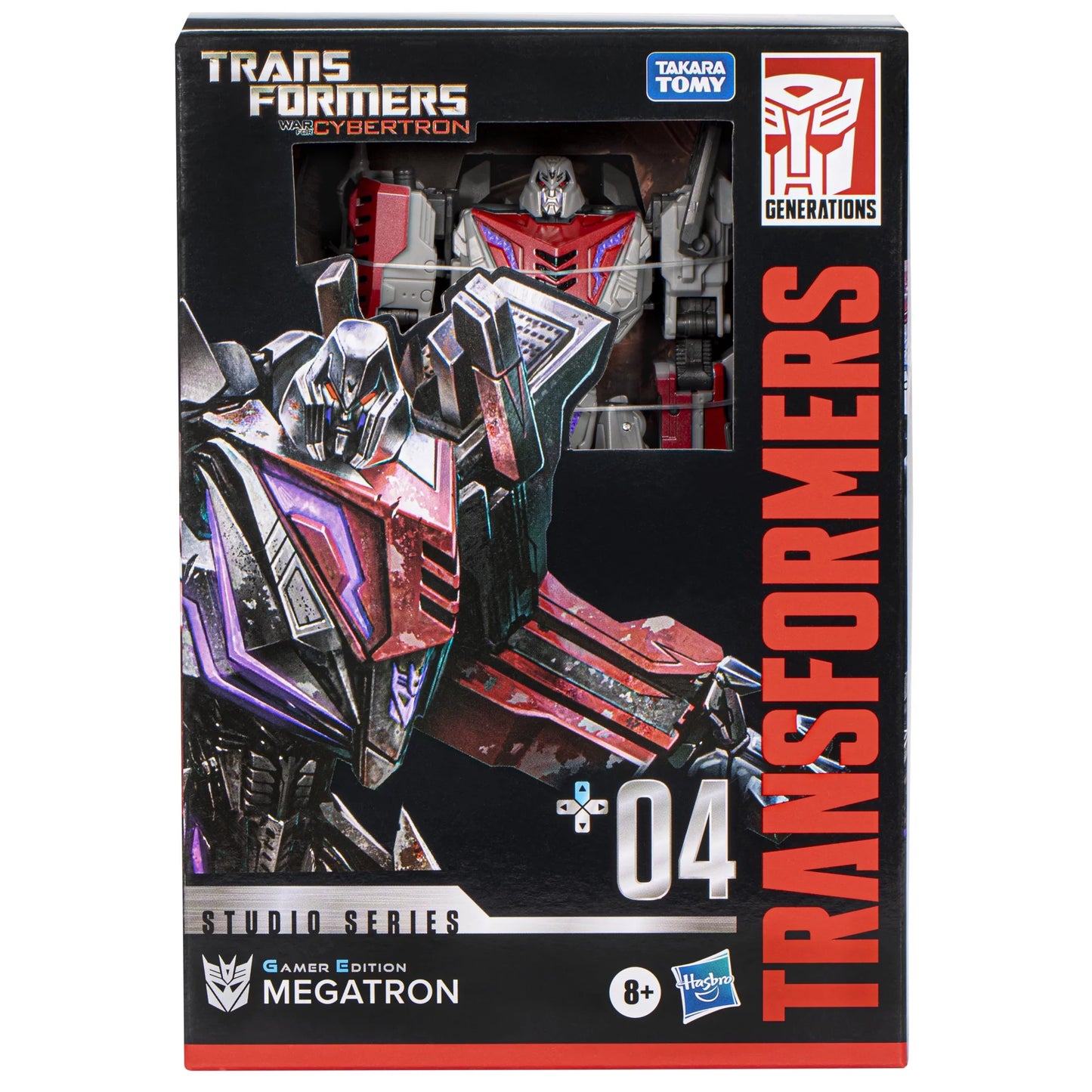 04 (6.5”) Figure Studio Megatron Series Voyager Transformers Edition Action Converting Gamer