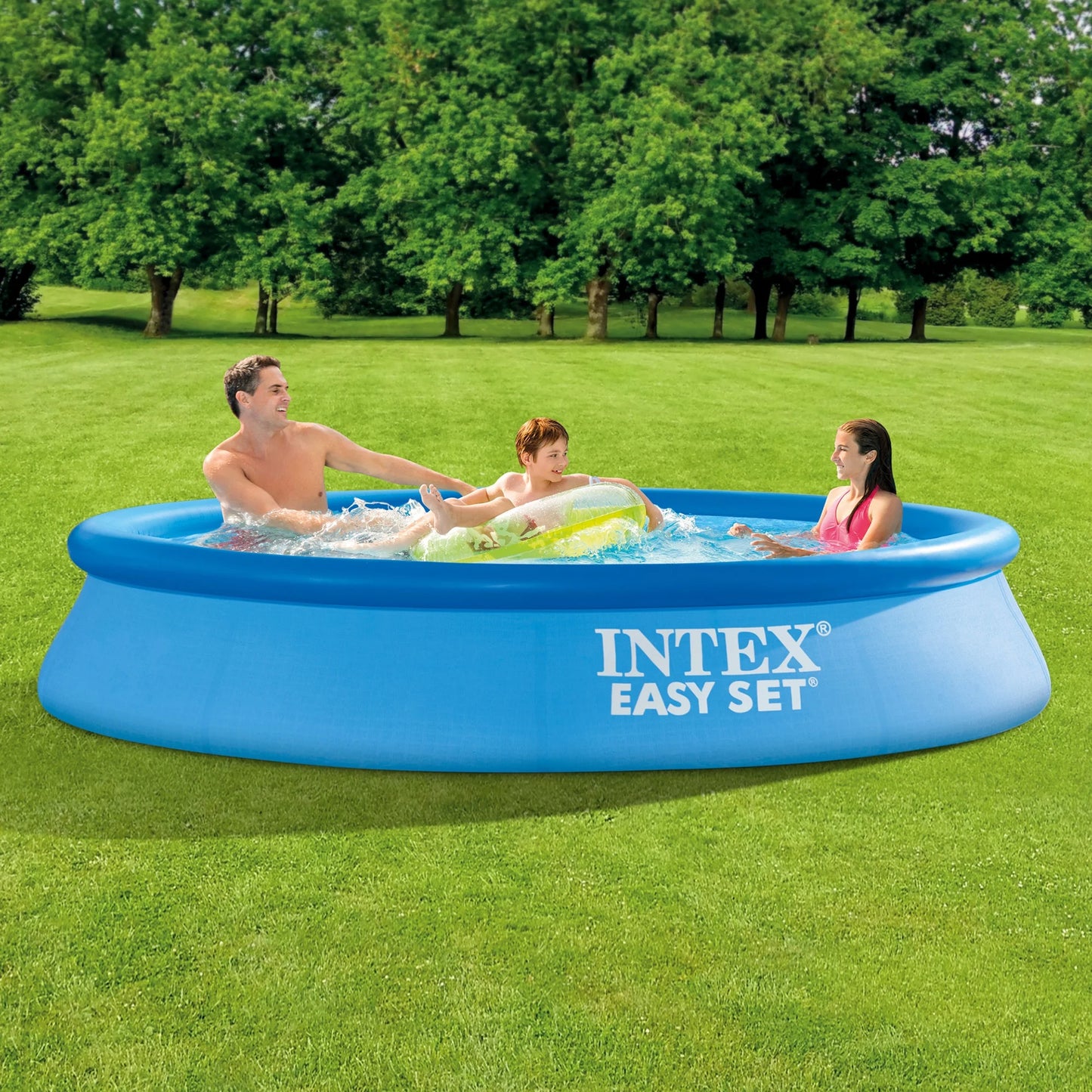 Swimming 24" with Pool 28117EH Filter Ground Set Easy 10' Above x Inflatable Intex