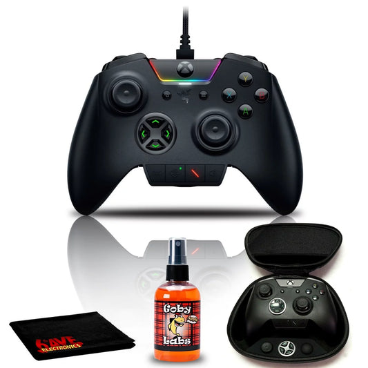 (Black) Gaming Kit 6Ave Ultimate Razer Controller with Wolverine Cleaning Wired