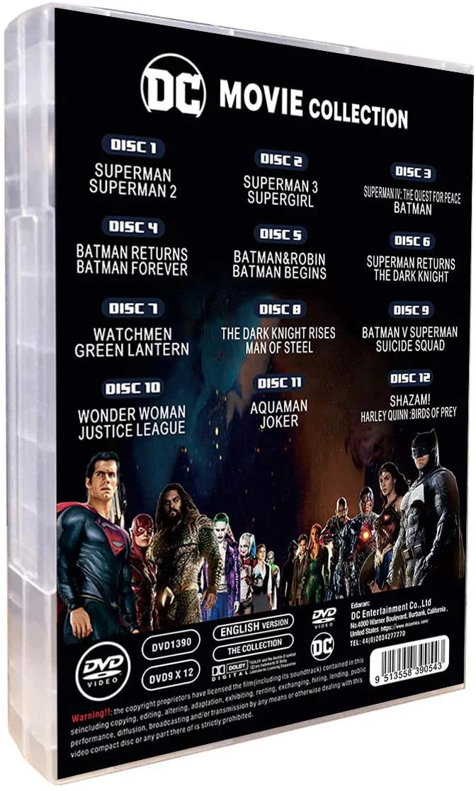 Movie (DVD) Collection DC 24 Comics Film