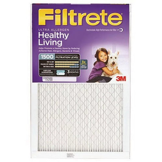 Filter 25" Reduction Furnace Allergen Ultra Filtrete Air FPR9 X 3M X 1" 20"