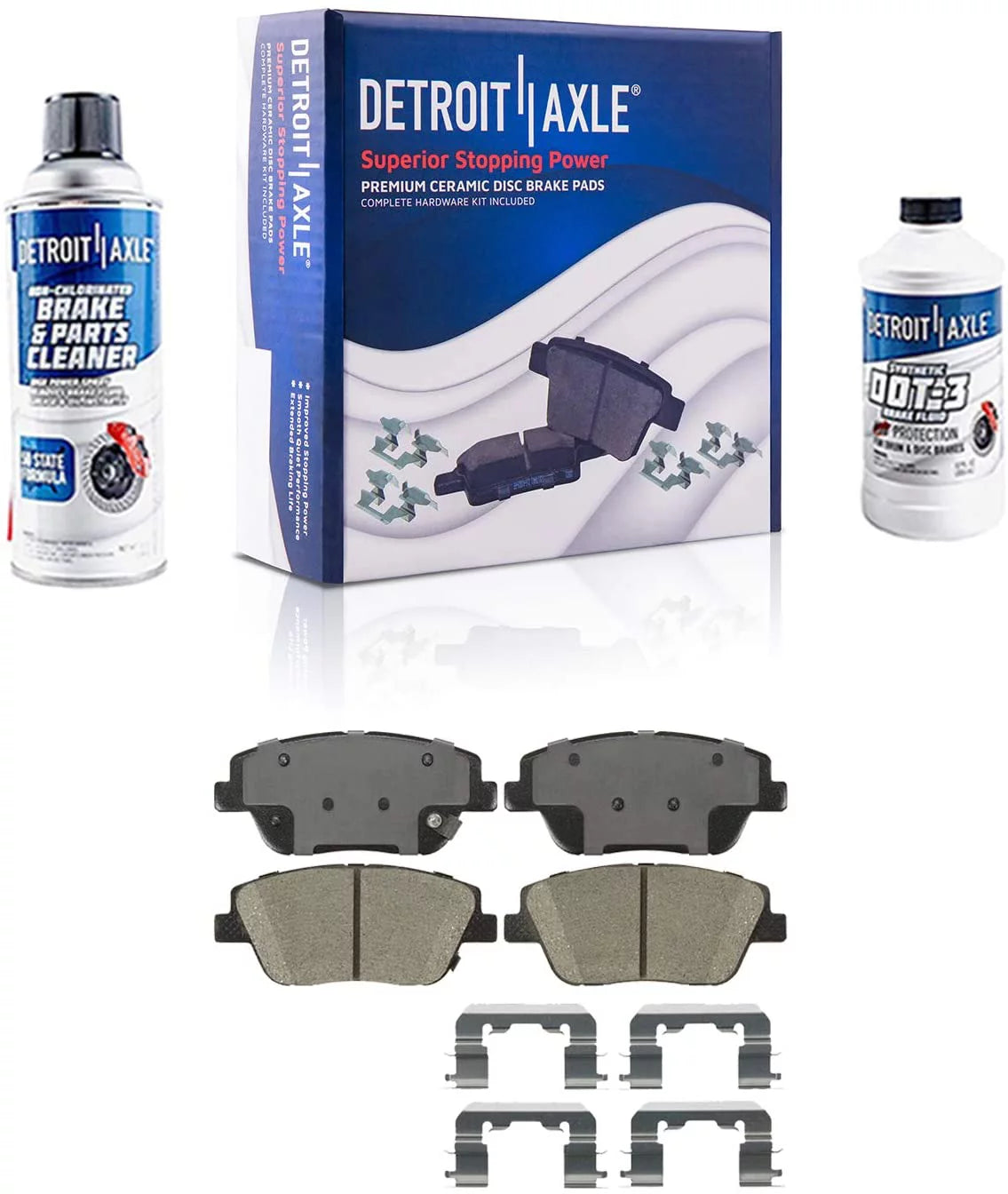 Axle 2013 Rear Hyundai 2015 Brake and Detroit Brakes Rotors - for Front Kit Disc Pads 2012 Brakes 2011 Replacement, & Kia Brake 2014 Sonata Ceramic Rotors and Optima