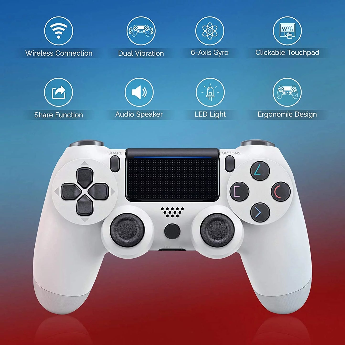 Samsung S22 PRO 1,000 5G Galaxy Controller Compatible Plus Battery/Built-In GamePad Wireless (White) with Speaker/Gyro/Remote Ultra Slim BlueTooth