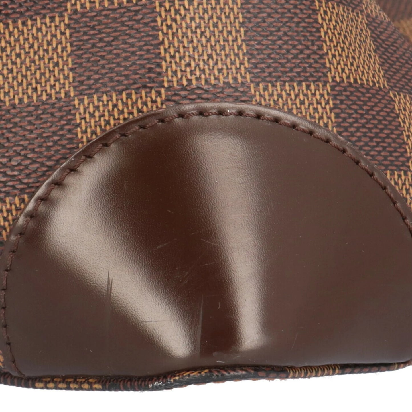 MM N51204 VUITTON Women's Louis (Good) Hampstead Shoulder Bag Brown BRB03130000004147 Pre-Owned LOUIS Vuitton Damier Canvas