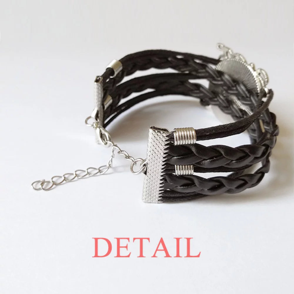 Love Love Kind Rope Leather Accessory Wristband Is Is Patient Bracelet Twisted Knitting Love