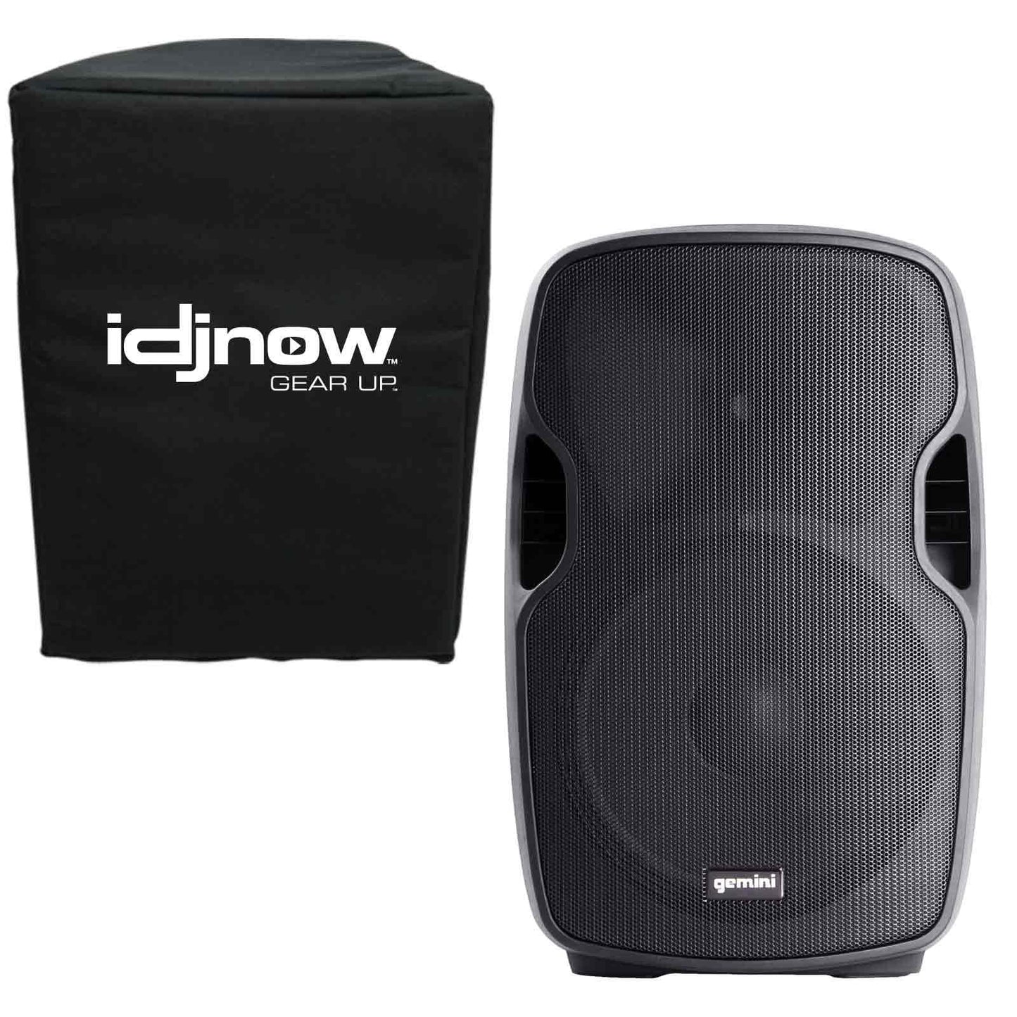 UHF Single AS-1500P GMU-M100 Speakers 15" (2) with Package Microphone Channel Active Gemini