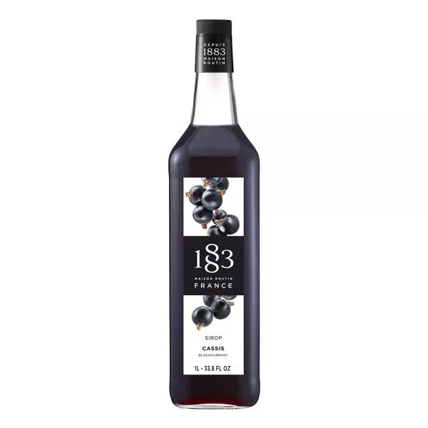 (1L) 1883 Blackcurrant - Maison Routin Bottle Syrup