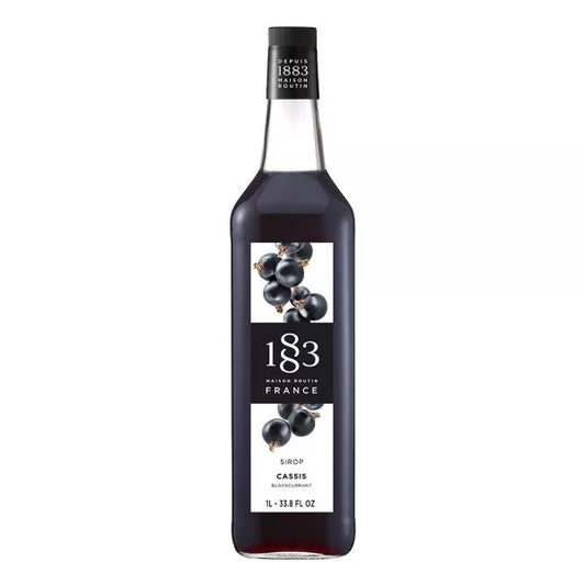 (1L) 1883 Blackcurrant - Maison Routin Bottle Syrup