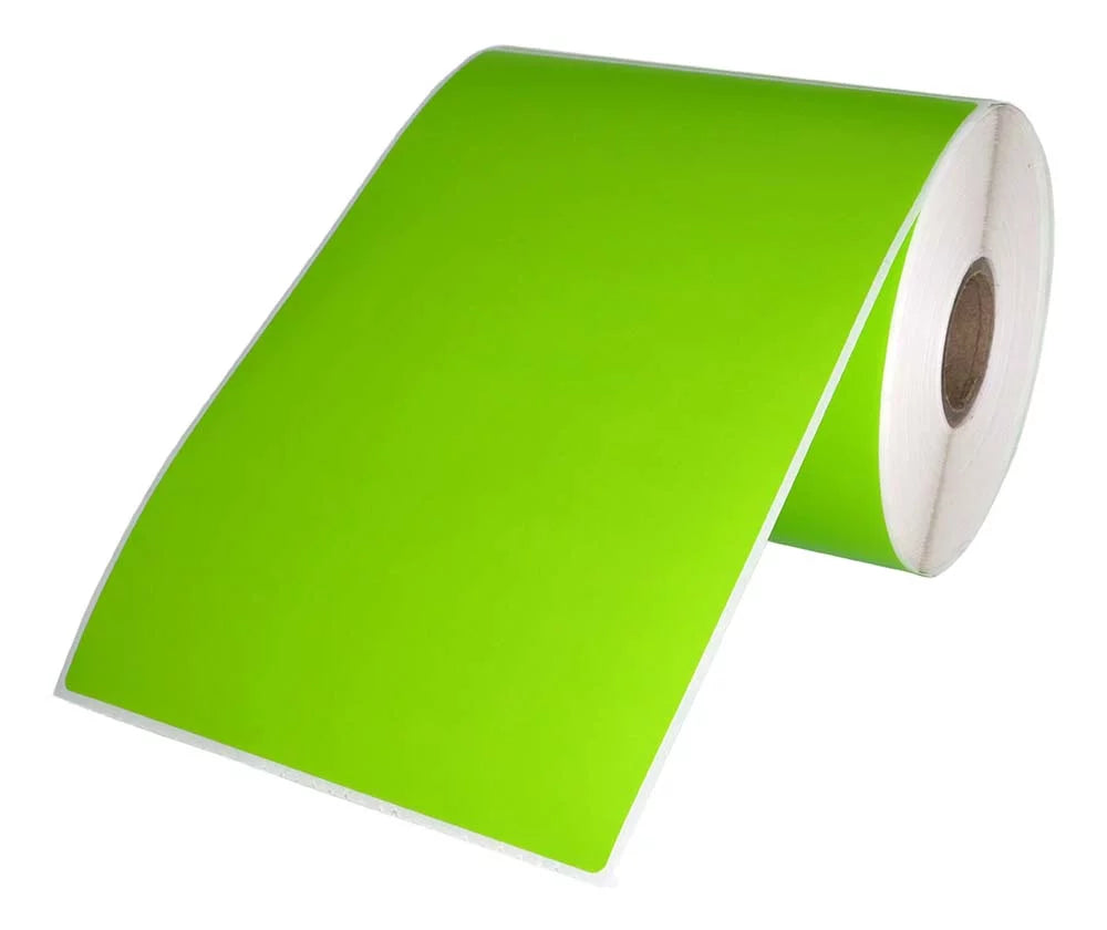 Rolls 15 GREEN Eltron Shipping Thermal Label Compatible with 4"x6" Zebra Color Direct Printers