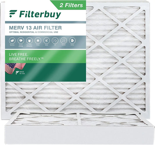 Filters AC 13 10x16x4 Air (2-Pack) Filterbuy MERV Furnace HVAC Pleated