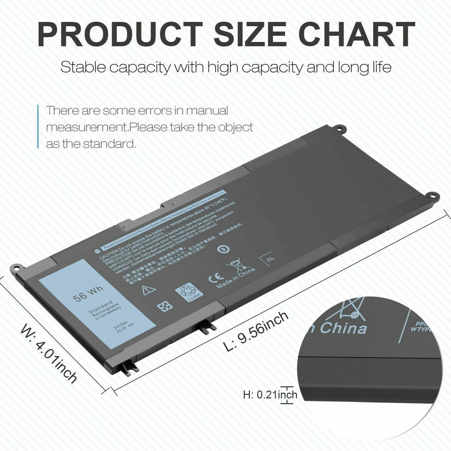 15 5587 G5 J9NH2 15 17 Battery G3 G7 3579 PVHT1 7588 3779 15 Dell New for Laptop