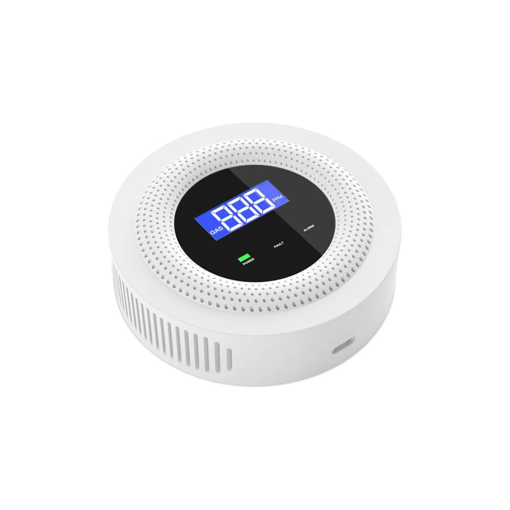 Tuya Concentration Live Display Gases Remote Device Prompt Supplys Power Decible with Alarm Detection Voice High USB Leakage Wifi Alarm APP