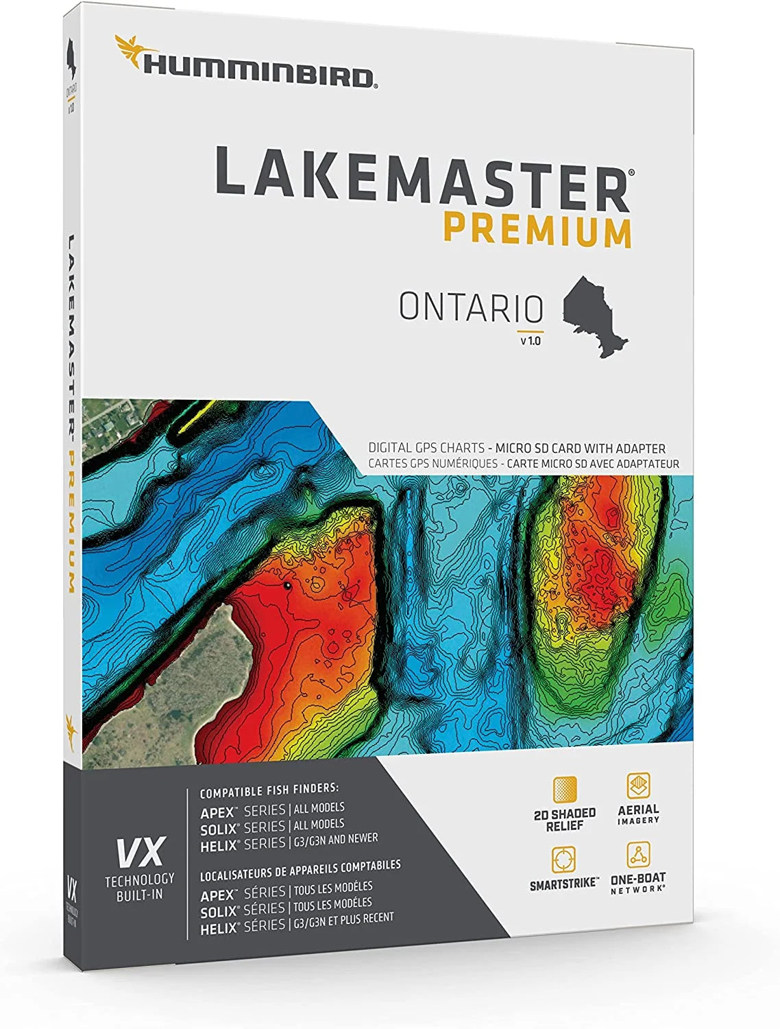 Network Ontario Technology LakeMaster Boat Humminbird Premium VX V1 One