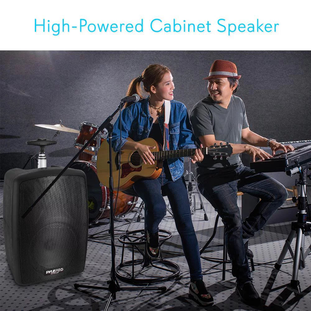 Wireless Rechargeable System Speaker - Pyle Powered Bluetooth Portable PA Compatible Battery 360W