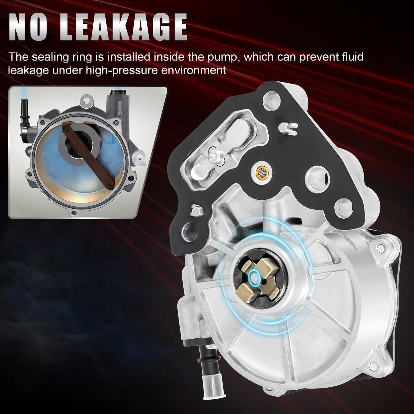 Encore Engine Malibu Cruze Pump Brake Terrain, Spark Equinox, 2016-2019 Chevy 1.4L/1.5L Vacuum Buick GMC for