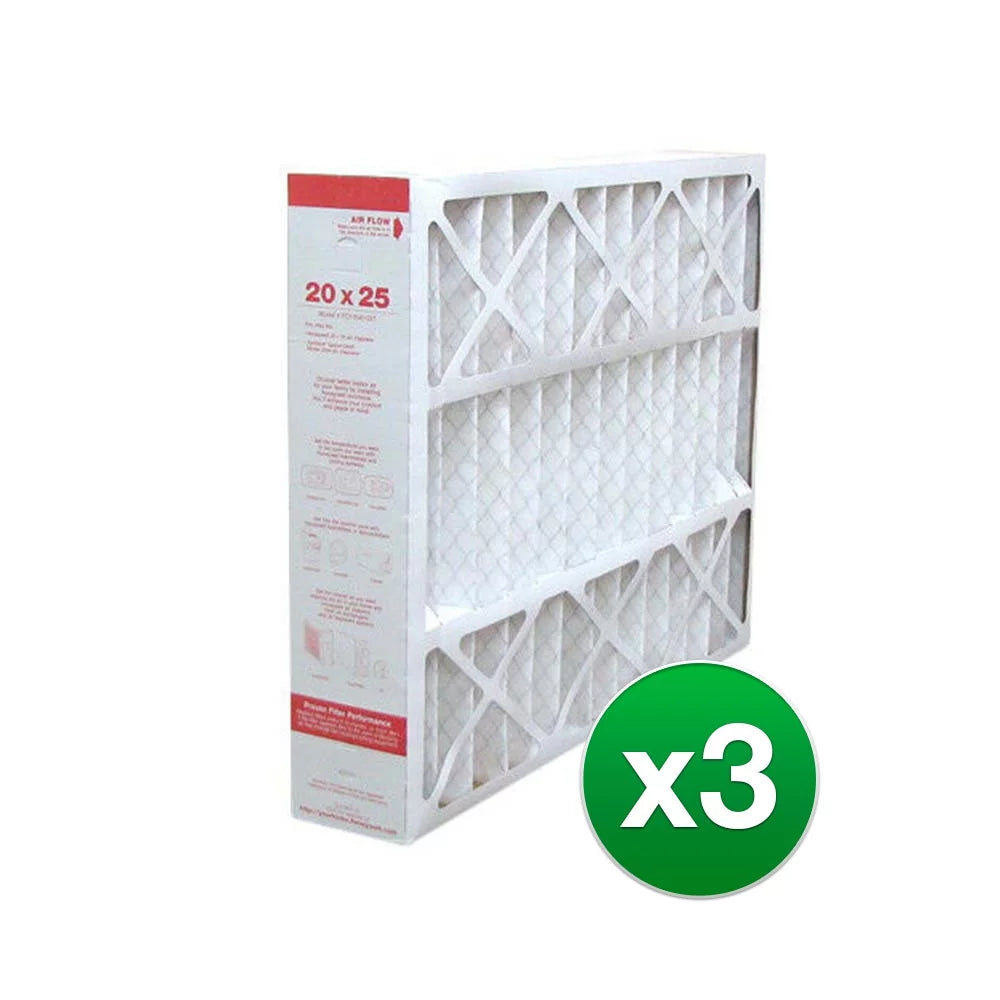 FC100A1037 (3 Replacement Filter HVAC Air For 20x25x4 Pleated 11 Honeywell MERV Pack)