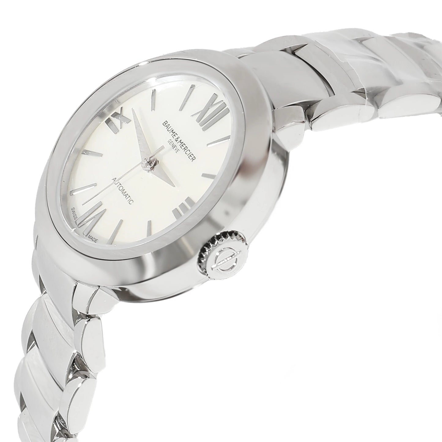 Women's Watch Mercier Promesse Stainless Pre-Owned Baume in MOA10182 & Steel