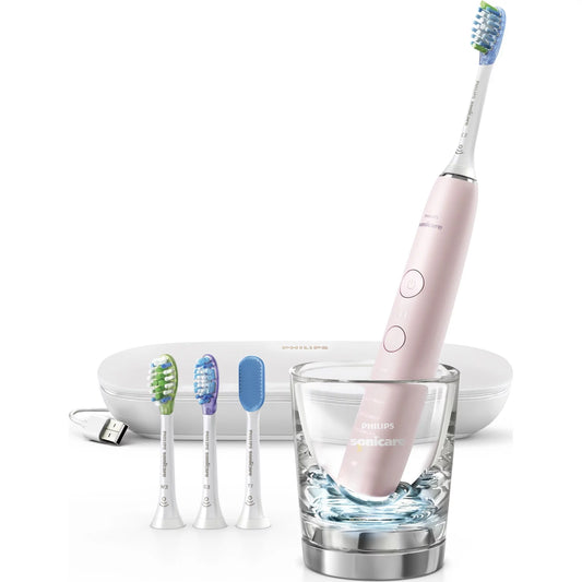 Sonicare 9500 DiamondClean HX9924/21 Power Philips Rechargeable Pink, Toothbrush, Electric Smart