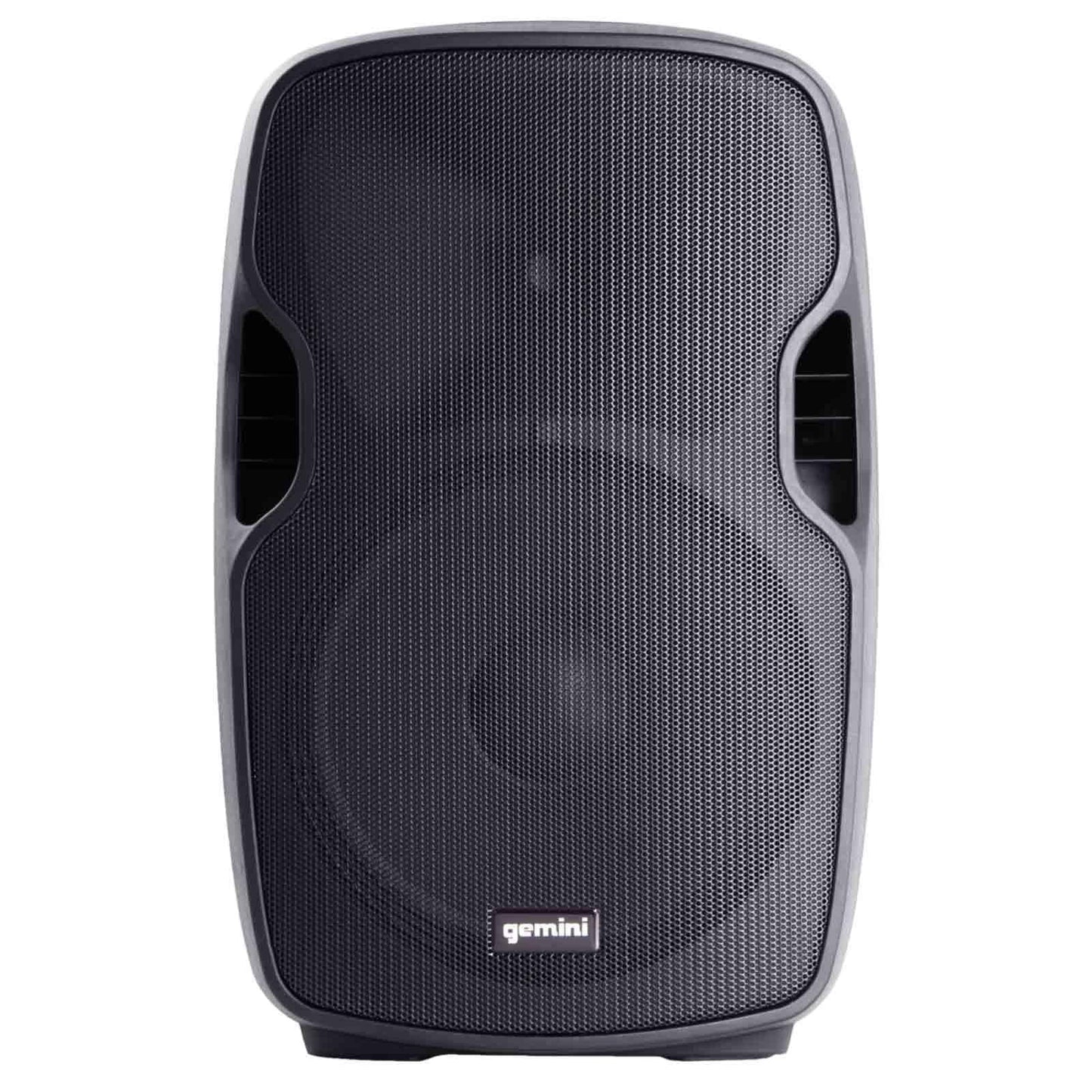 UHF Single AS-1500P GMU-M100 Speakers 15" (2) with Package Microphone Channel Active Gemini