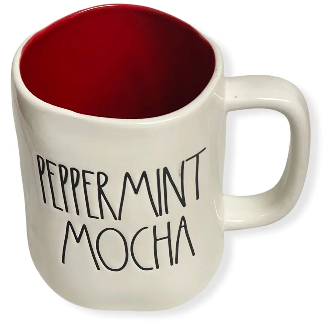 Mug PEPPERMINT Dunn MOCHA Tea Rae Interior Coffee Red Holiday Christmas