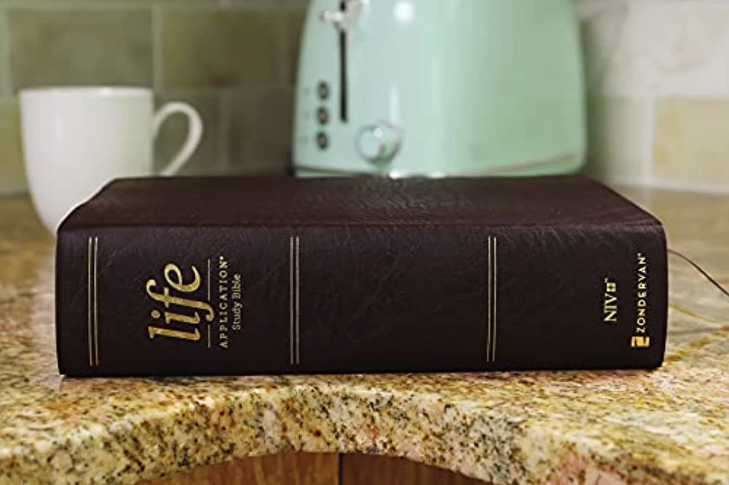 - NIV Application Bible Third Bonded - Edition, Apr Zondervan Study - Life Leather Print Large Burgundy 2020