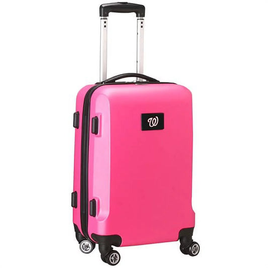 Nationals 21" Luggage Pink 8-Wheel Washington Carry-On Spinner MOJO Hardcase