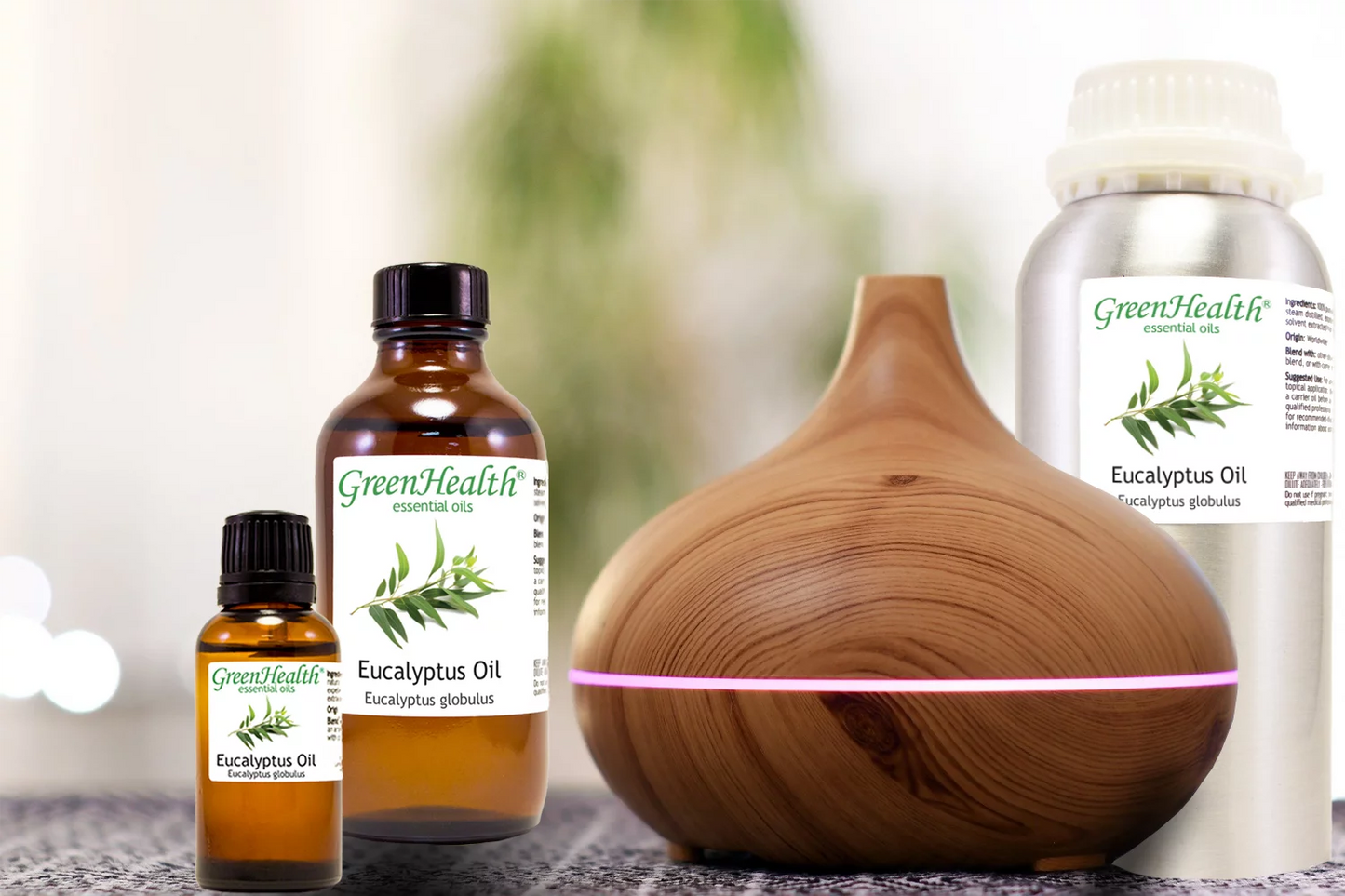 oz Eucalyptus 100% GreenHealth Essential fl Pure Oil - 16