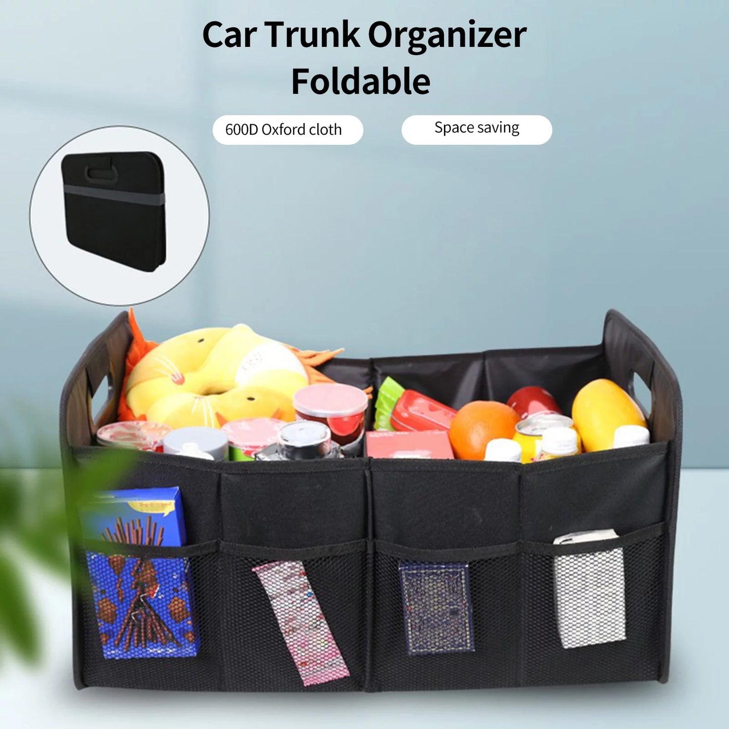 Cargo Folding Organizer Storage Organizer Trunk moobody Automotive Storage Trunk Box Box Car Oxford 55L Cloth Car Car