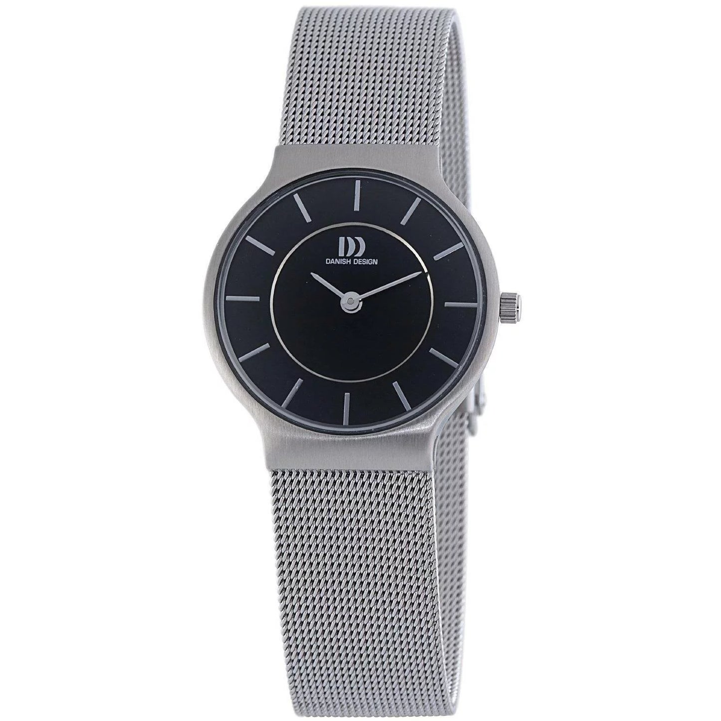 Steel Women&#039;s Black Stainless Design Watch IV63Q732 Quartz Dial Classic Danish