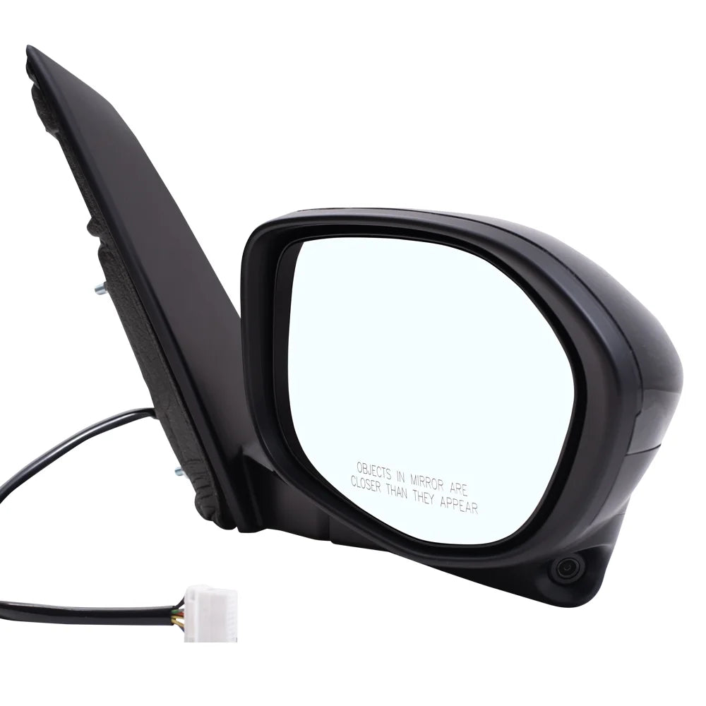 Replacement Paint Black Honda Right Match With 2014-2017 Compatible Without EX/EX-L Aftermarket With Passenger Power To Brock Mirror Signal-Memory Heat-Camera Odyssey