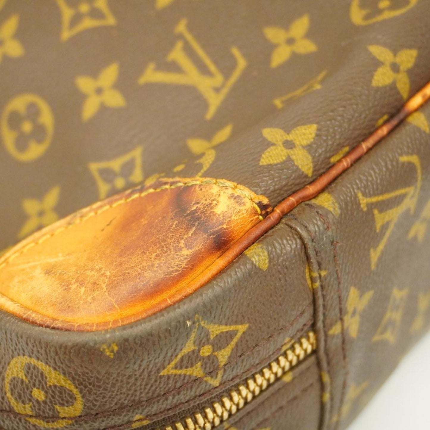 Brown Sirius Monogram 50 Women's Pre-Owned (Good) M41406 Bag Boston Vuitton Louis Men's