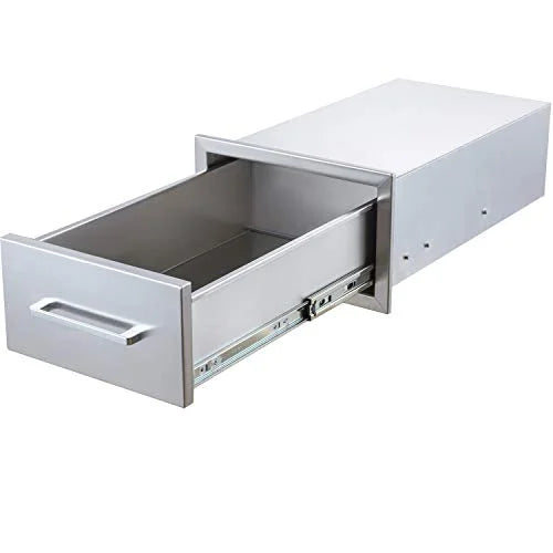 Single 8-1/2"H x for Drawers Kitchen Kitchen BBQ Island Drawer,Flush W or D Mount x Stainless Outdoor Outdoor yuxiangBBQ Steel,14" 23"