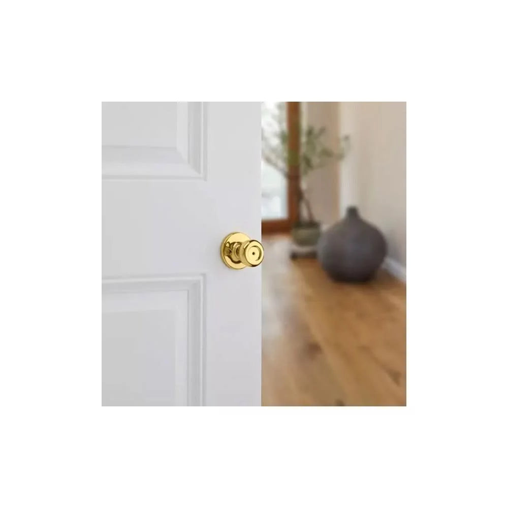 Polished Home Privacy Mobile or Steel Handed Brass Right Kwikset Left Knob 3