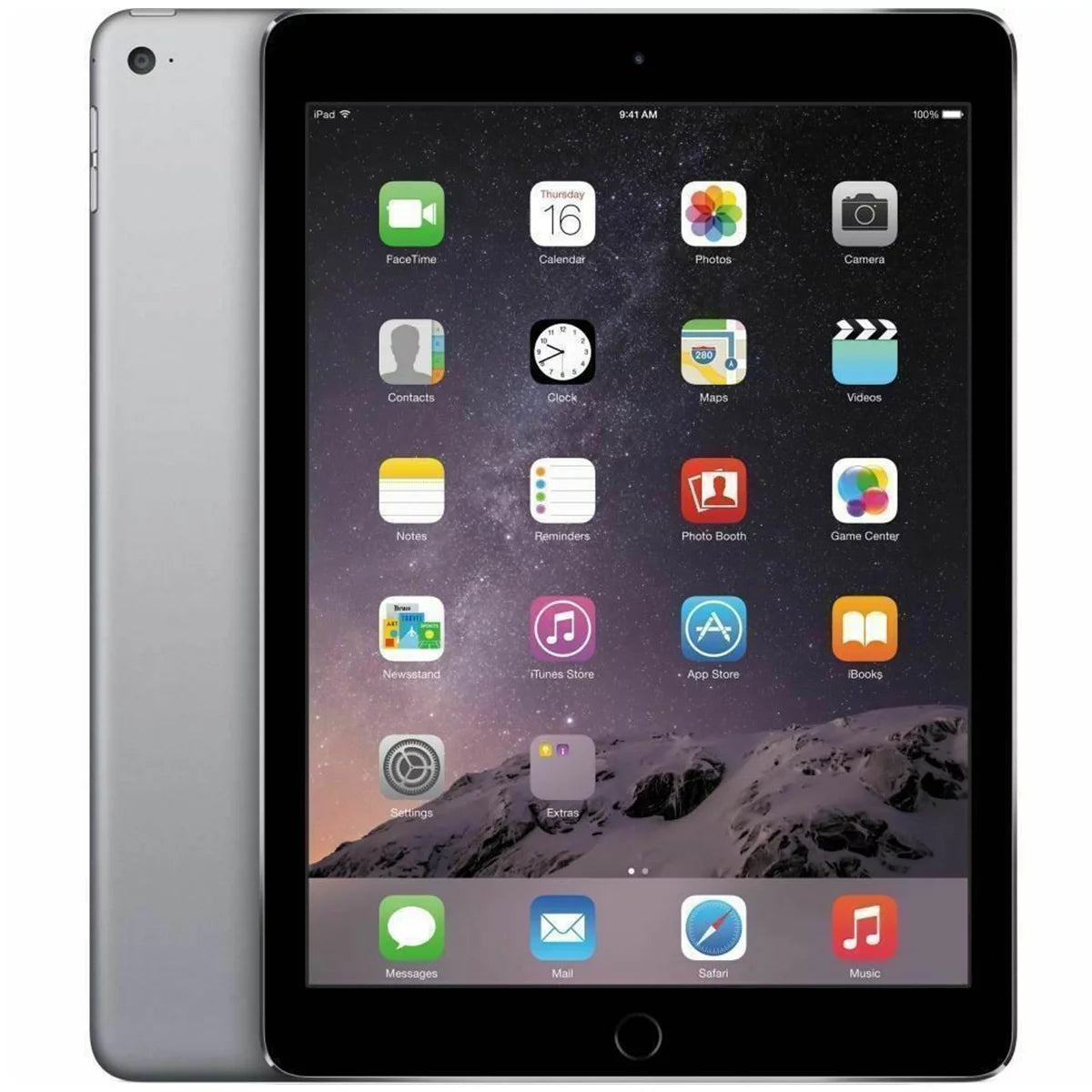 Apple 128GB, 2 Gray 9.7in (Refurbished) WiFi, iPad Air Restored Space (MXTX2LL/A)