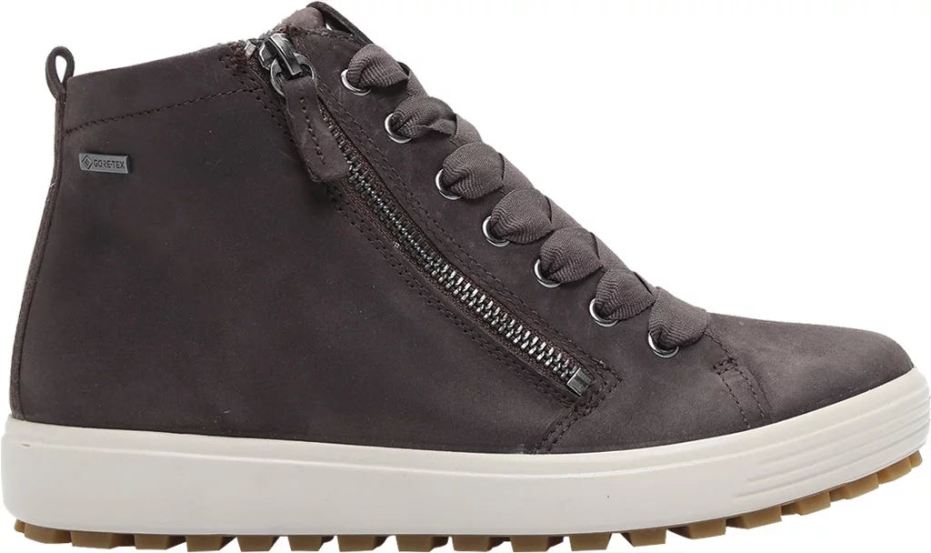 7 Shale Oil Sneaker Tred High M Women's Nubuck Soft ECCO GORE-TEX Top 37