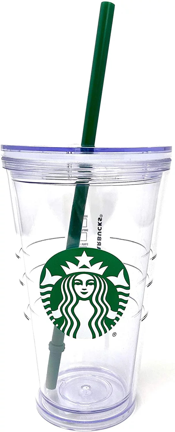 Straw With Logo Clear Grande - Cold Green Cup Traveler 16oz Starbucks Tumbler