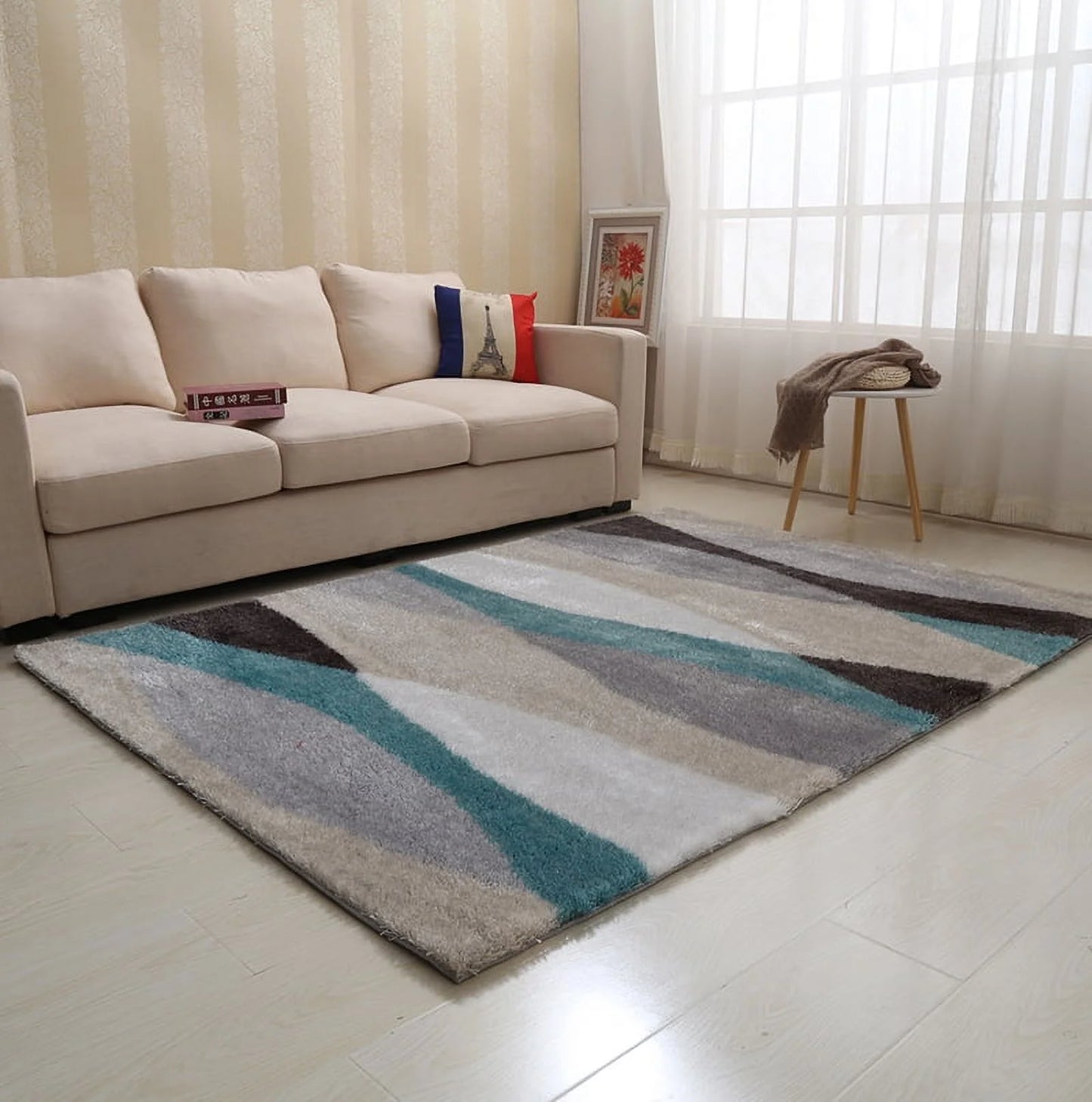 Area Collection" Pile "Aria Rug Hand Soft Tufted Shag