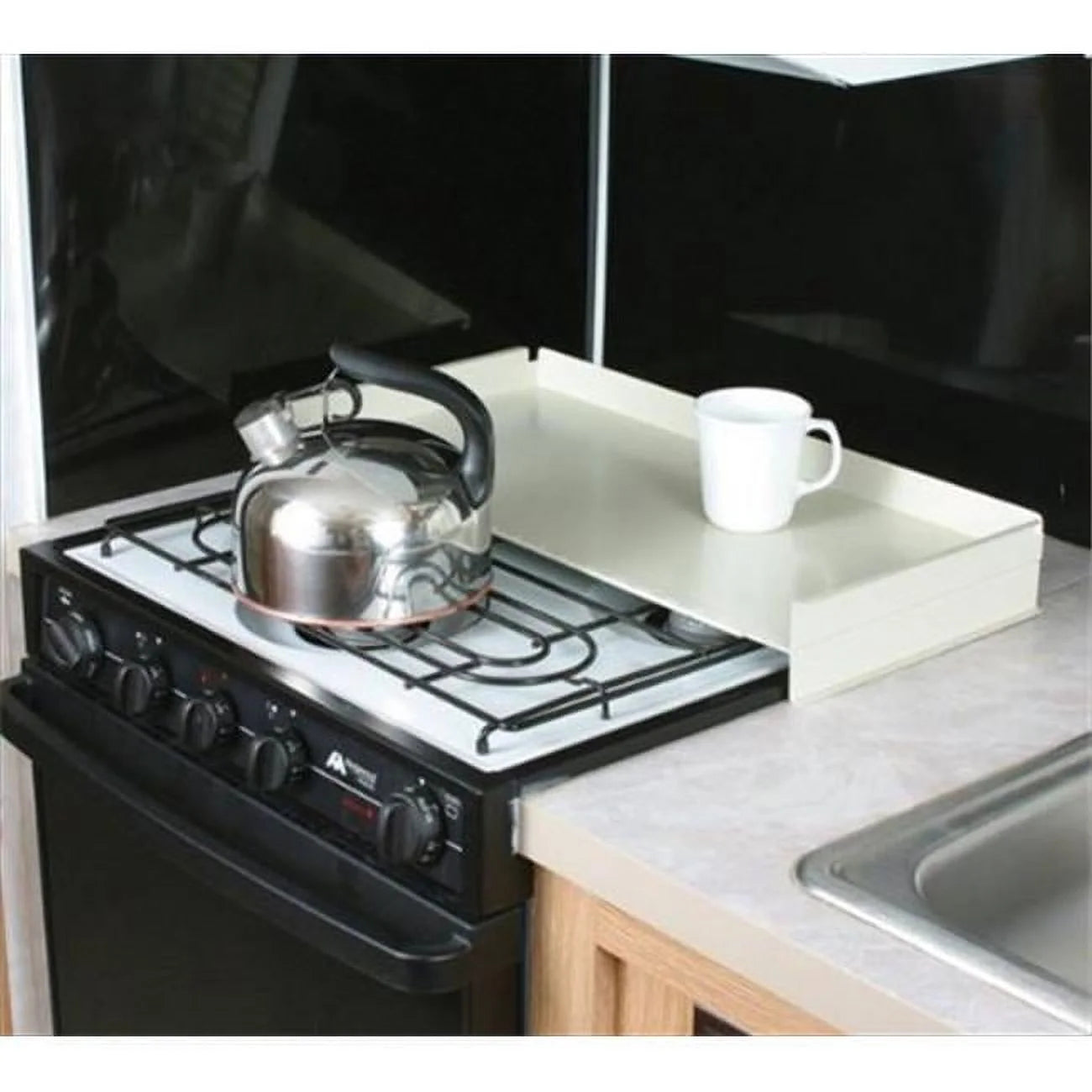 White 43557 Universal Features - Stove Camco Fit Cover, Top a