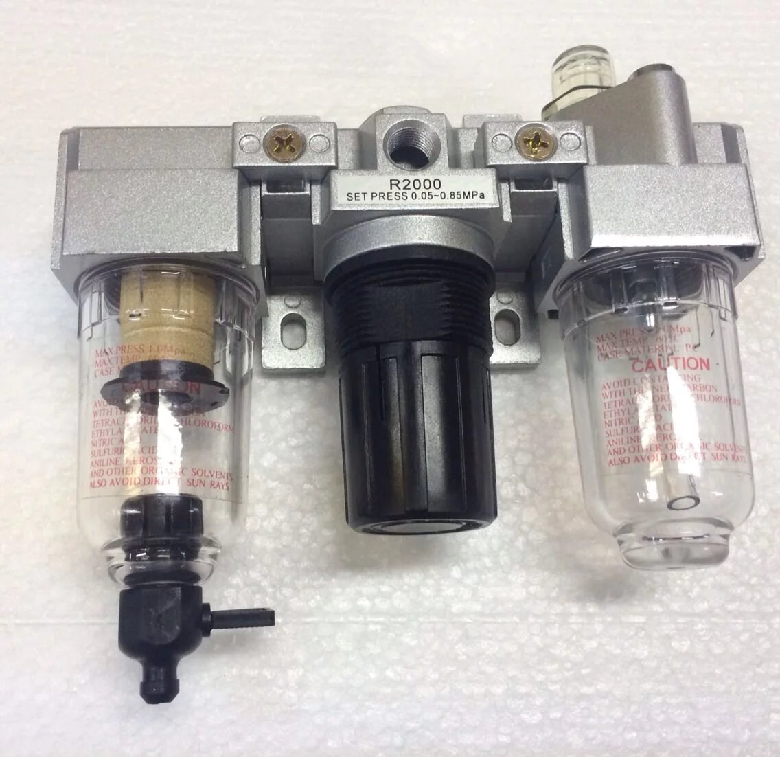 LUBRICATOR COMBINATION AIR MINI FILTER 1/4" LINE PARTICULATE REGULATOR FILTER