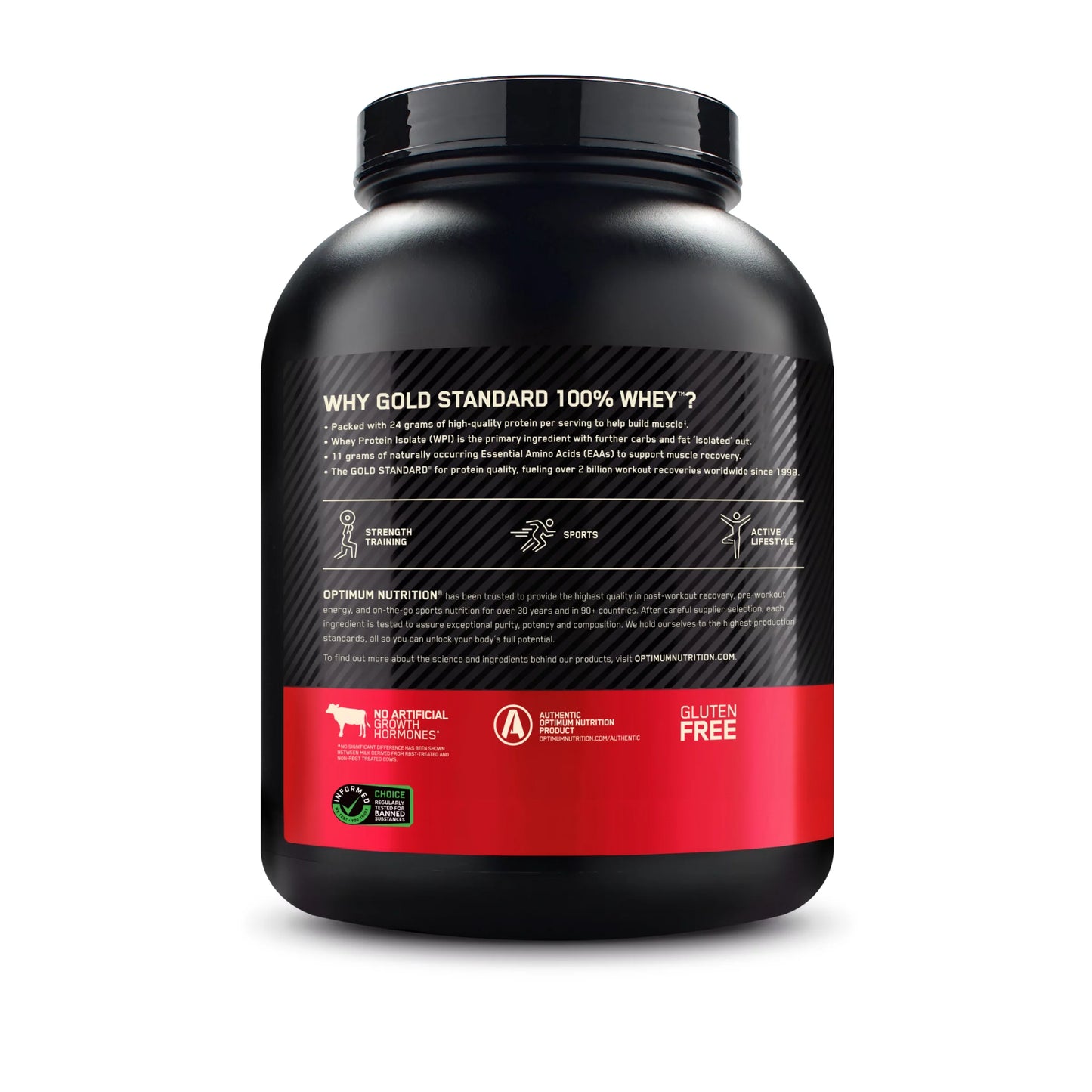 74 Whey 100% Nutrition, Standard Double lb, Chocoalte, Protein Servings Optimum Gold Powder, 5 Rich